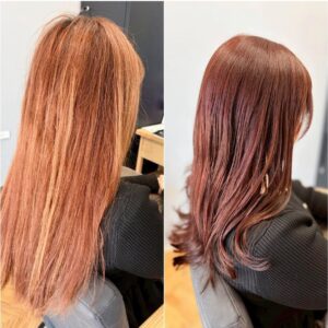 こちらのお客様はラズベリーピンクでカラーさせて頂きました(*^^*) 柔らかい雰囲気にとってもお似合いでした ラズベリーカラーは季節問わず人気のお色です。 今の時期はアッシュやベージュを混ぜてあげると透明感が出てとても綺麗です 是非、ご相談ください